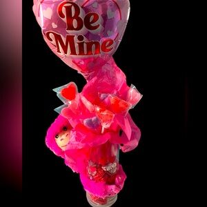 Pink Teddy Bear with Heart Balloon Gift Set